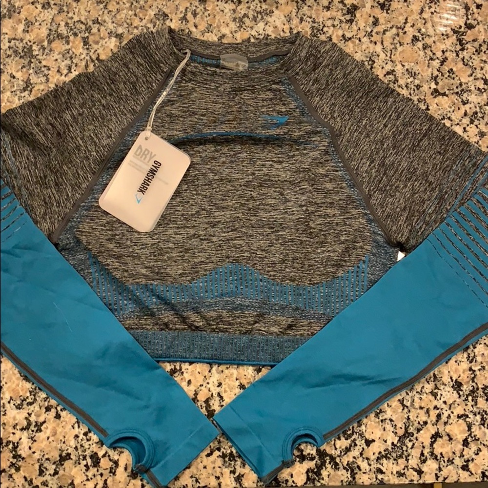 Gymshark Amplify Seamless Long Sleeve Crop Top
